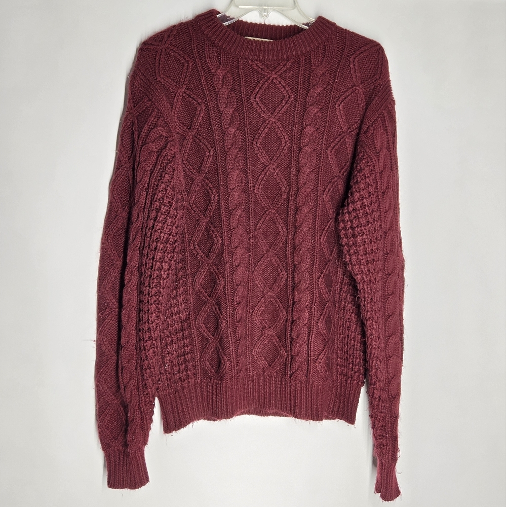 Hardwood & Pine Vintage Red Crewneck Sweater